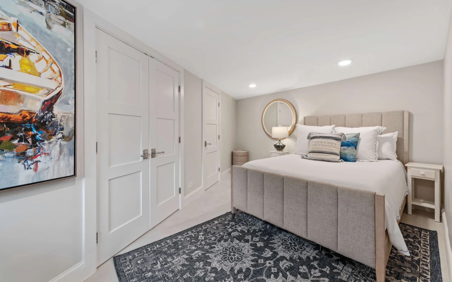 Private lower-level queen bedroom